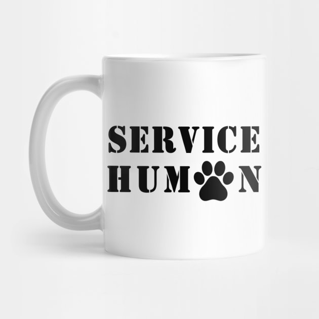 Service Human in Stencil Font by little osaka shop